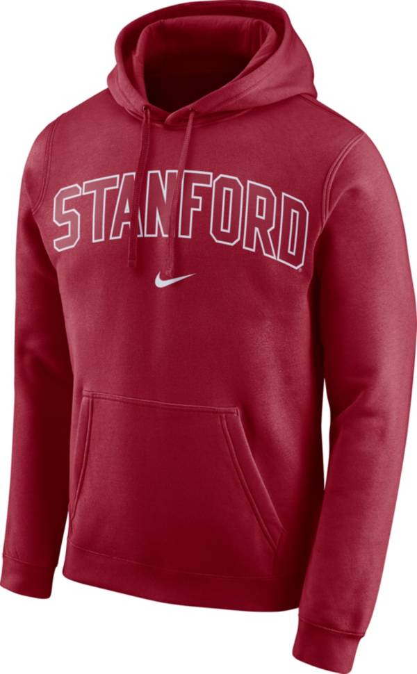 Nike Men's Stanford Cardinals Cardinal Club Arch Pullover Fleece Hoodie product image