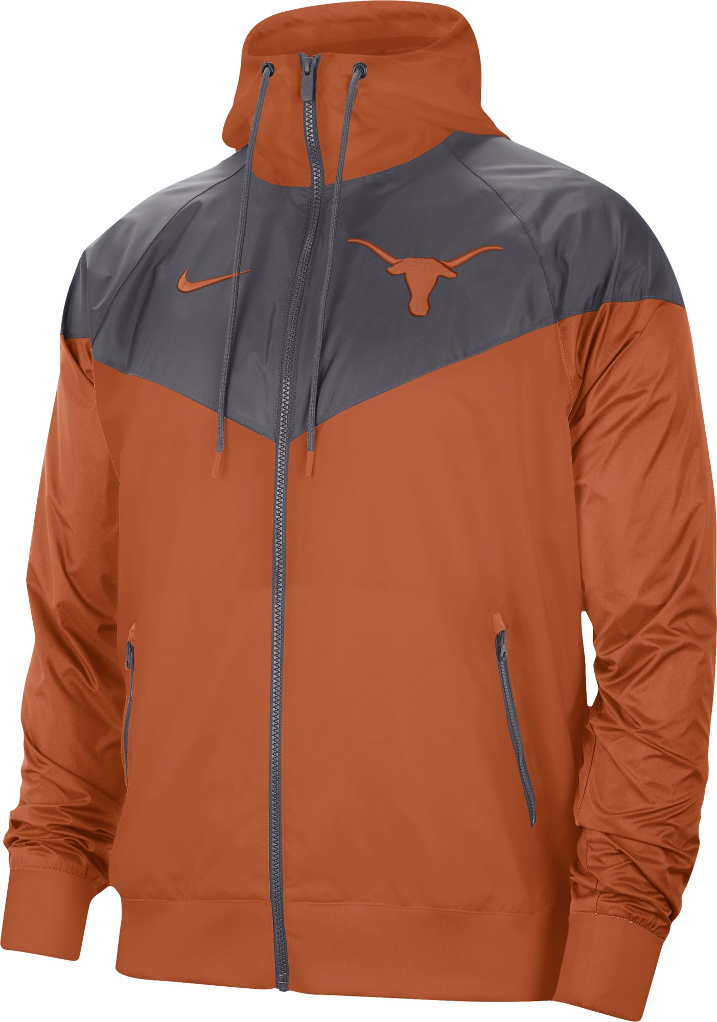 orange and grey nike jacket