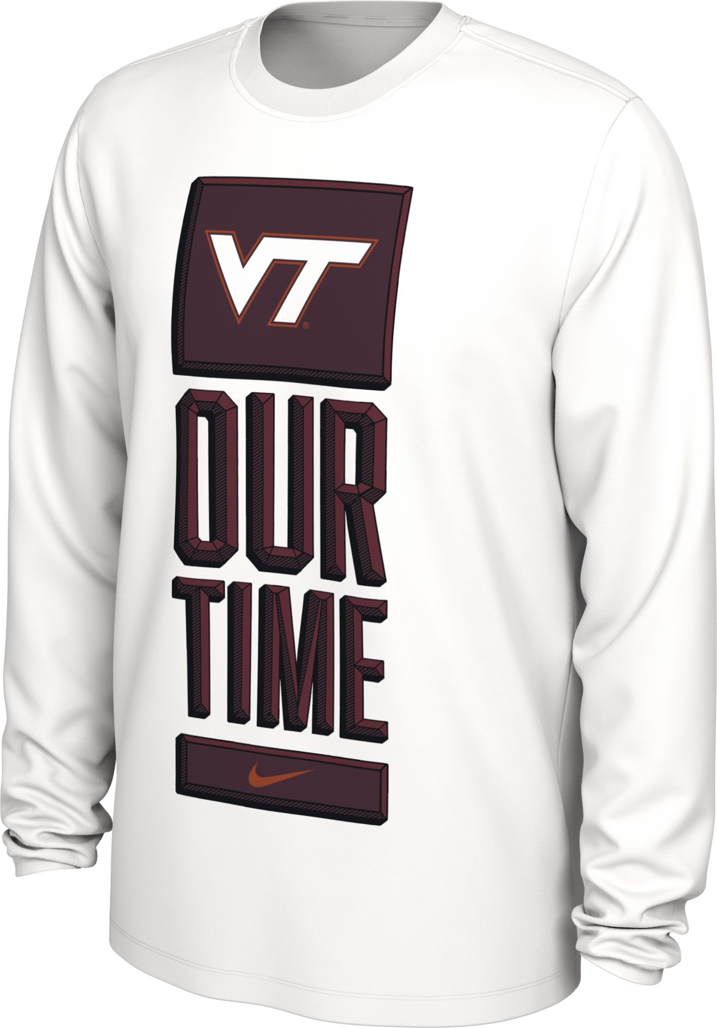 maroon nike long sleeve