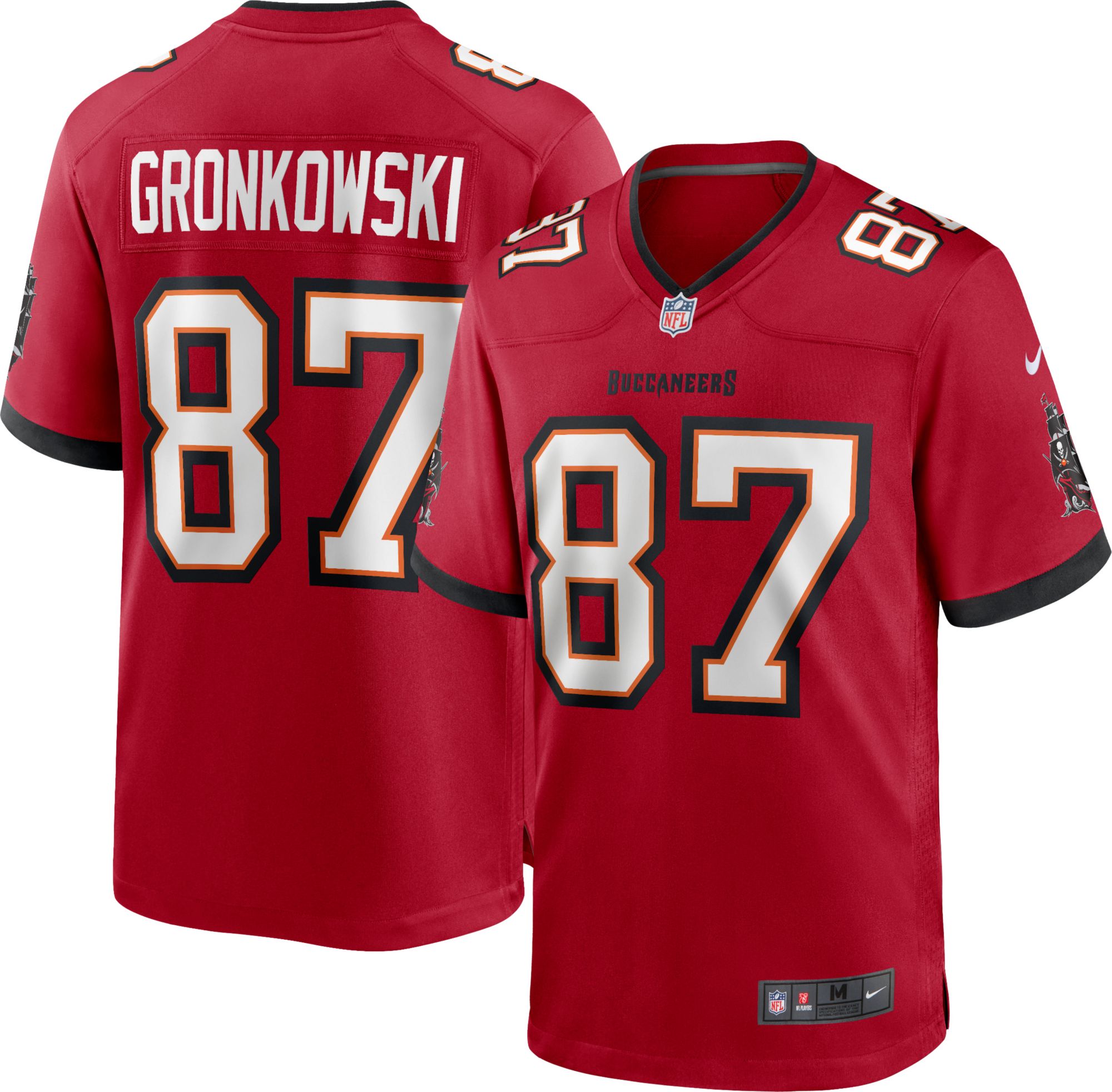 red gronkowski jersey