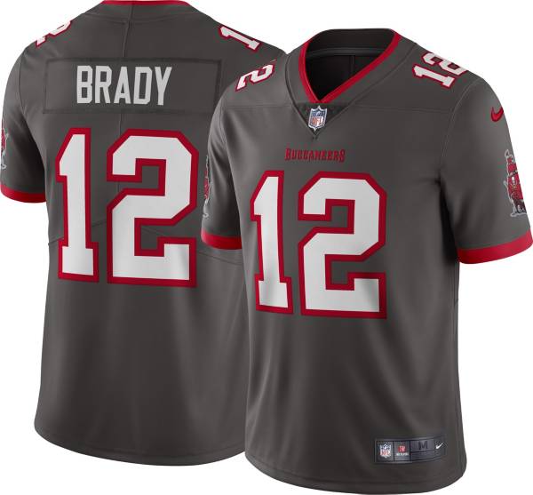 Nike Men's Tampa Bay Buccaneers Tom Brady #12 Pewter Limited Jersey product image