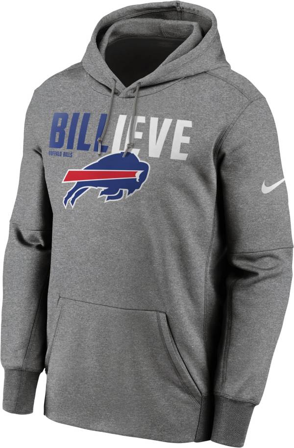 Download Nike Men's Buffalo Bills Dark Grey Heather Therma Pullover ...