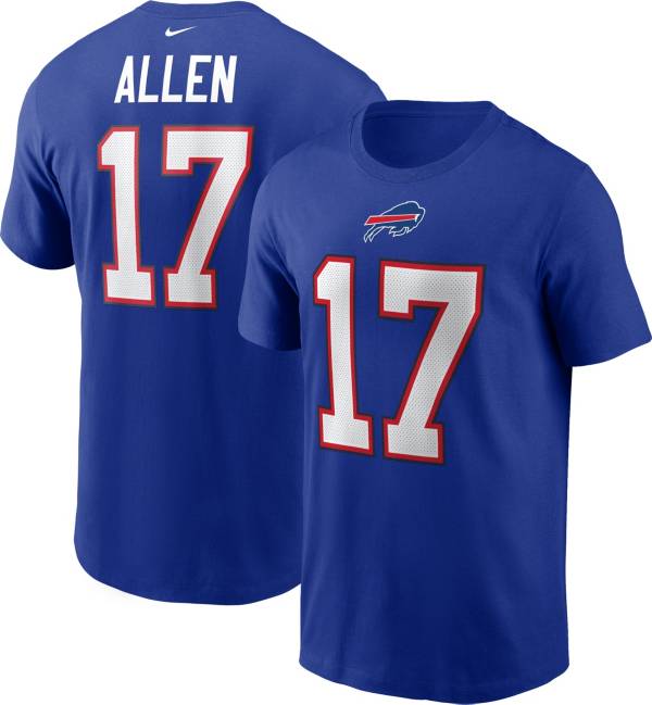 Nike Men's Buffalo Bills Josh Allen Logo Royal T-Shirt product image