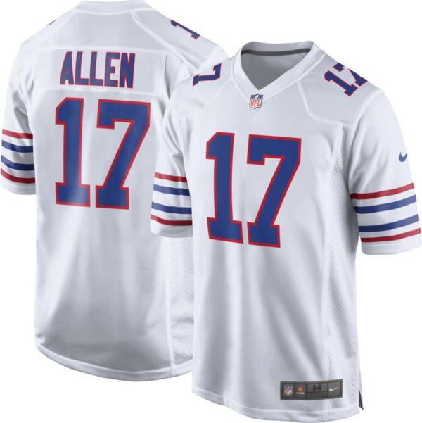 Bills Men/Unisex - #17 Allen Jersey - White