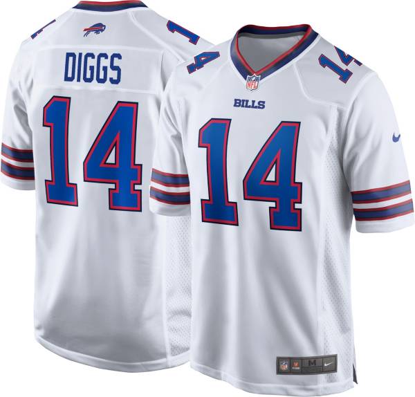 Nike Men's Buffalo Bills Stefon Diggs #14 White Game Jersey