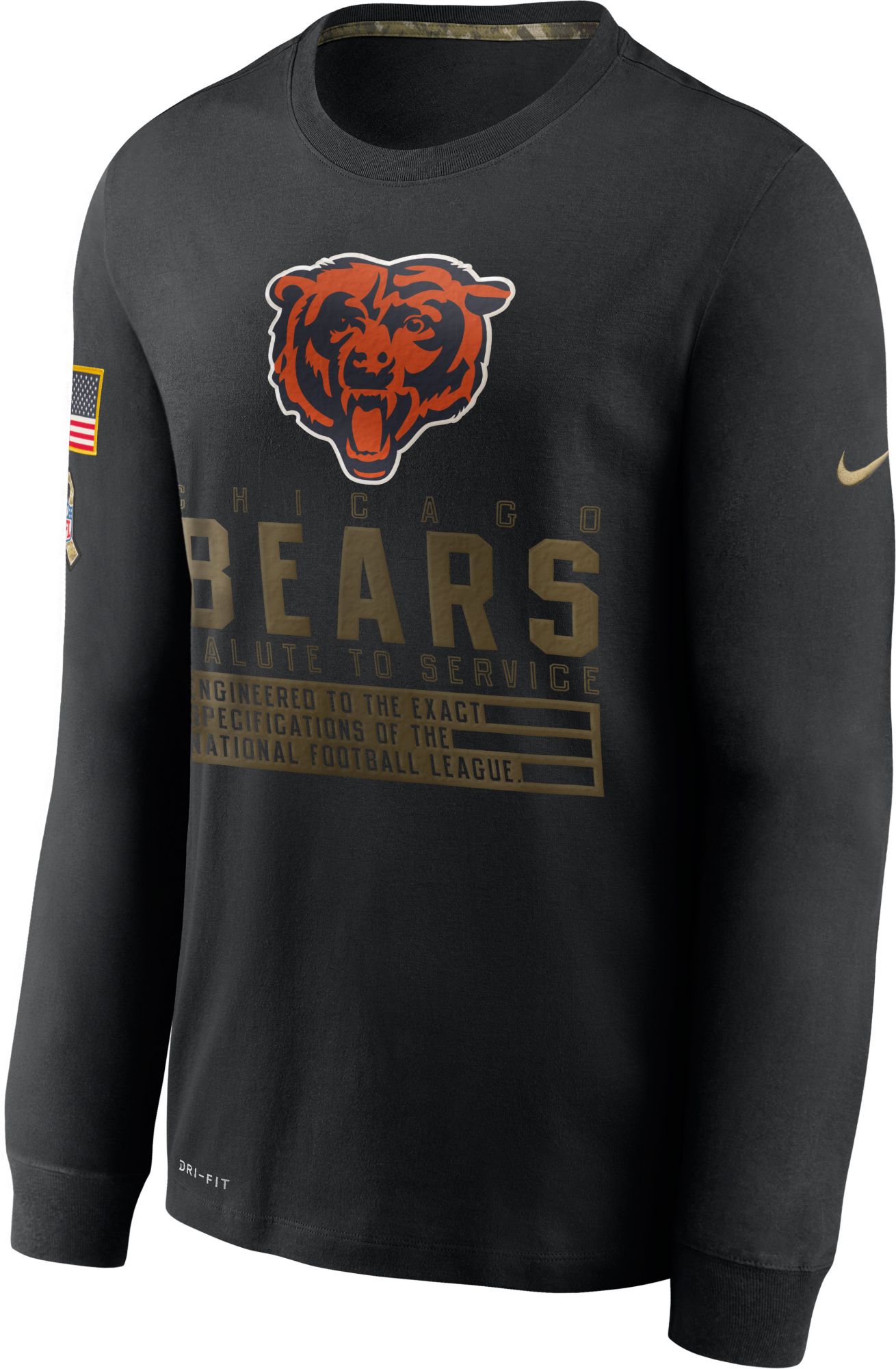 nfl bears salute to service hoodie