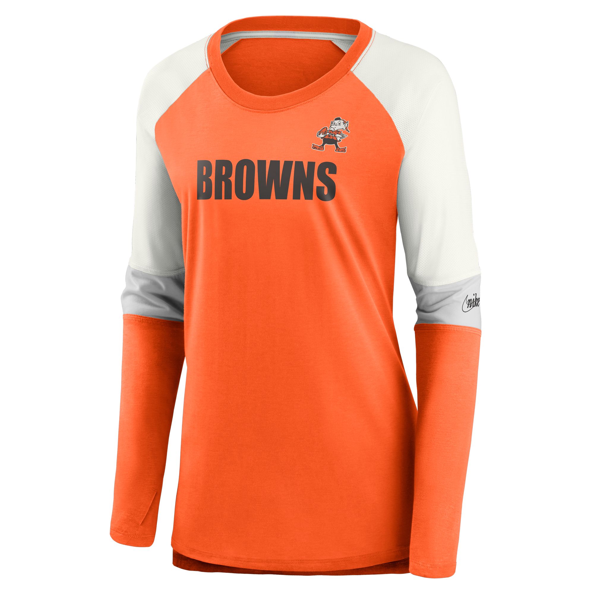 cleveland browns long sleeve jersey