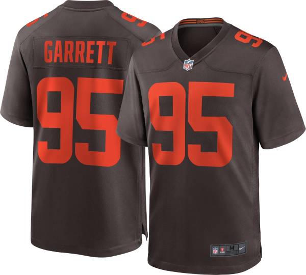 Nike Men's Cleveland Browns Myles Garrett #95 Brown Game Jersey