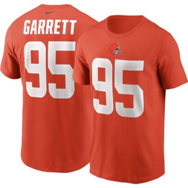 sorry, Nike Men's Cleveland Browns Myles Garrett #95 Logo Orange T-Shirt is currently out of stock