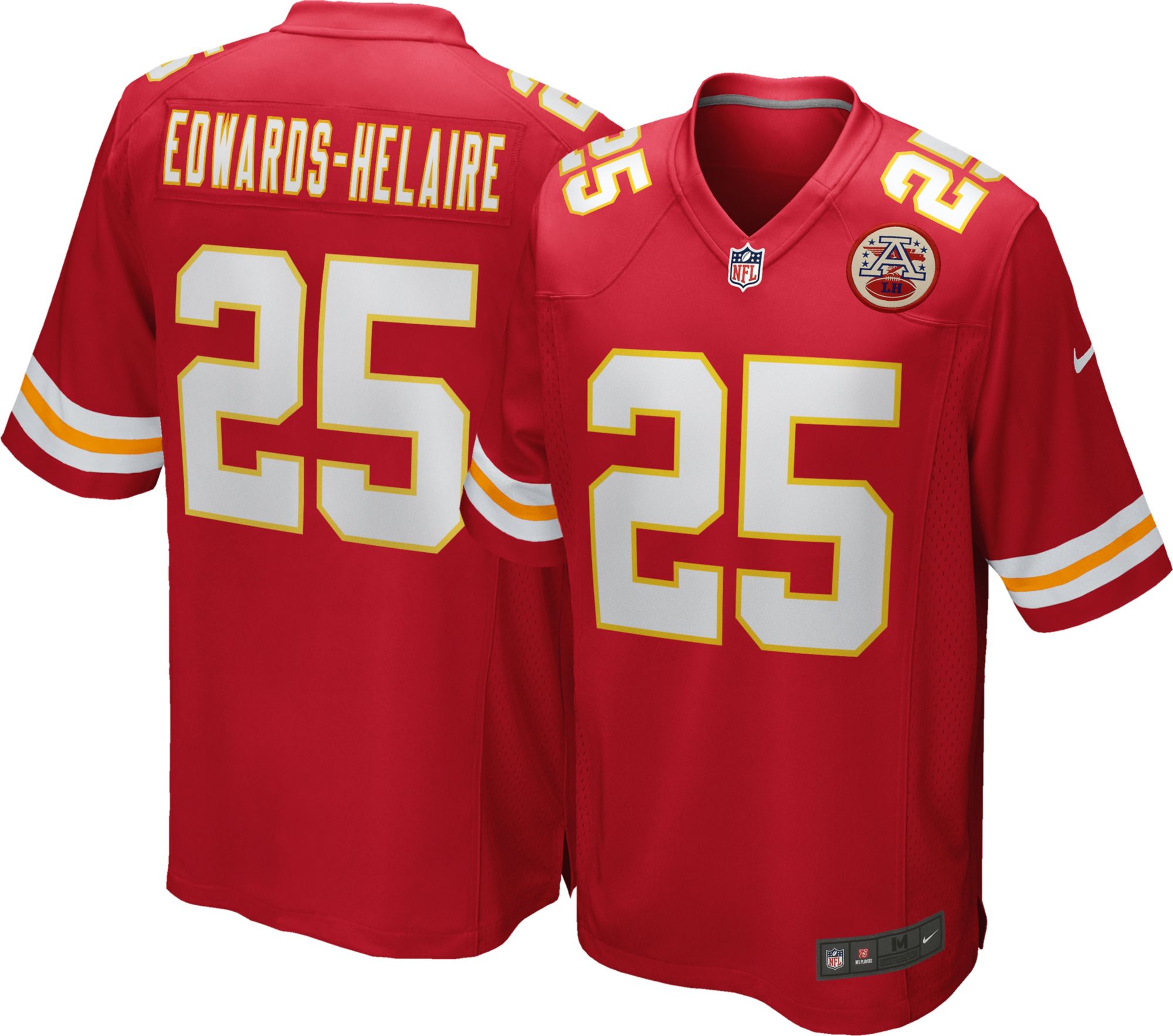 Nike Youth Kansas City Chiefs Clyde Edwards-Helaire #25 Red T-Shirt