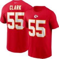 Limited Men's Frank Clark Black Jersey - #55 Football Kansas City