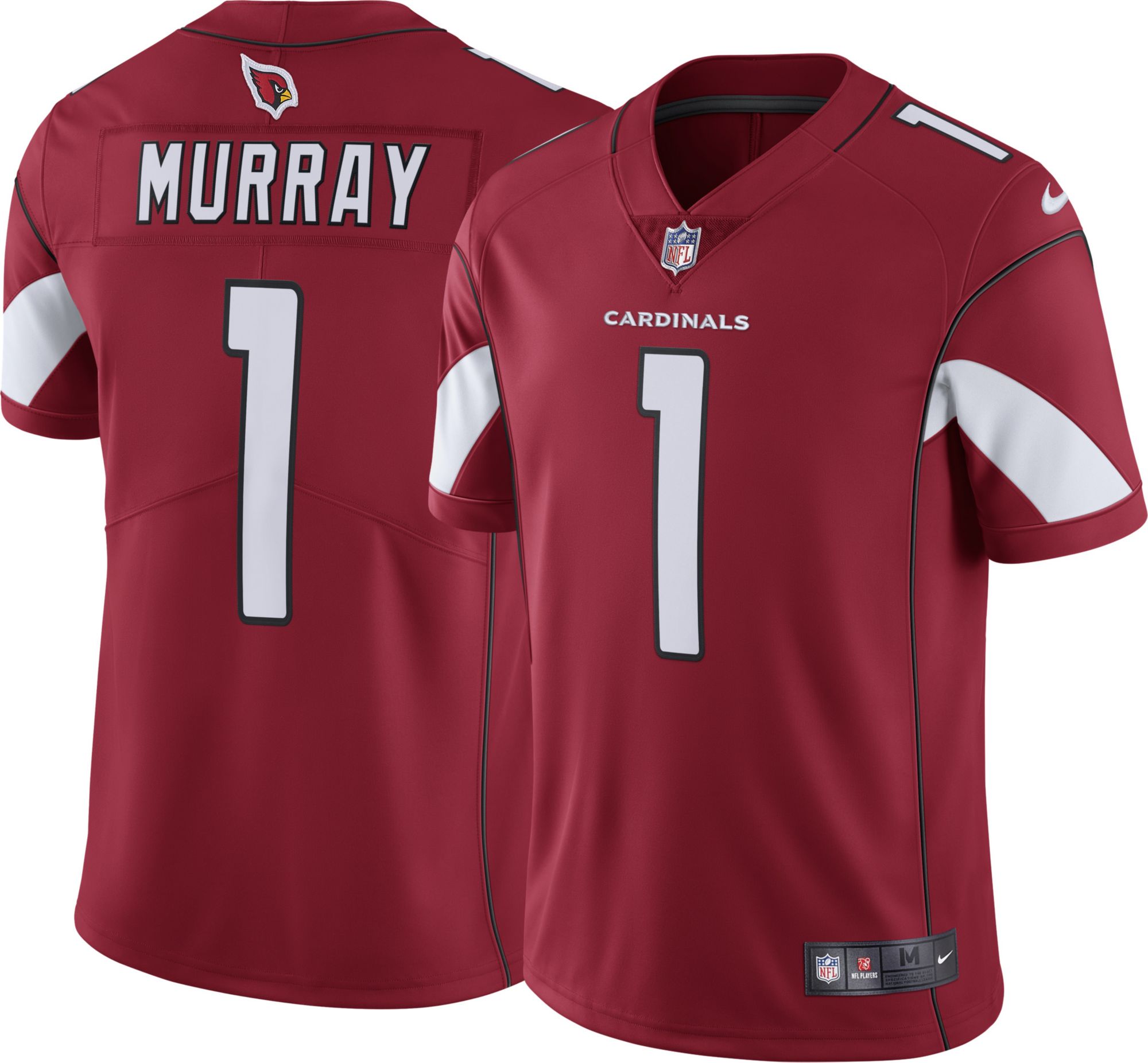 Nike Men's Arizona Cardinals Kyler Murray #1 Vapor Limited Red Jersey