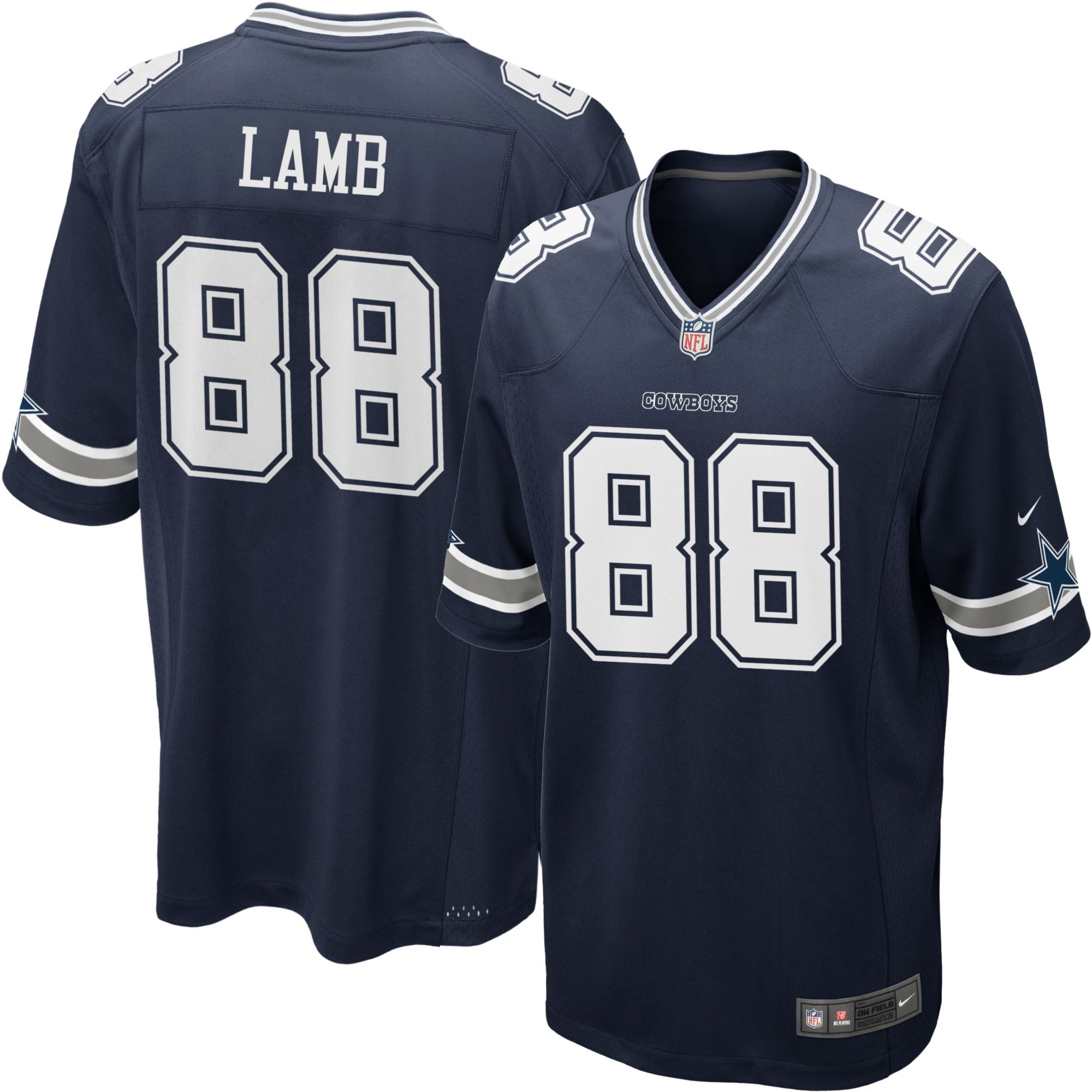 cowboys on field jersey