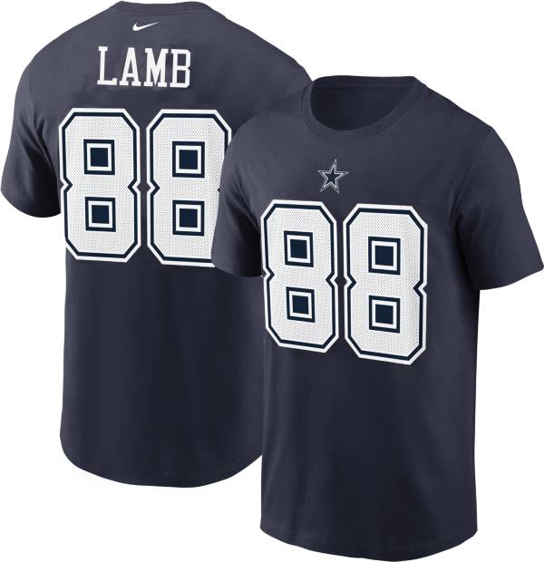 Nike Men's Dallas Cowboys CeeDee Lamb #88 Logo T-Shirt