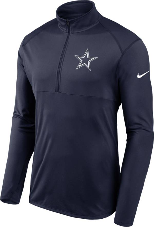 Download Nike Men's Dallas Cowboys Element Navy Quarter-Zip Top ...