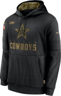 Details about  / Men/'s DALLAS COWBOYS Olive Salute Service Sideline Therma Pullover Hoodie