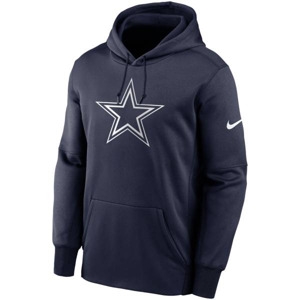 Nike Men's Dallas Cowboys Therma Logo Navy Hoodie | Dick's Sporting Goods