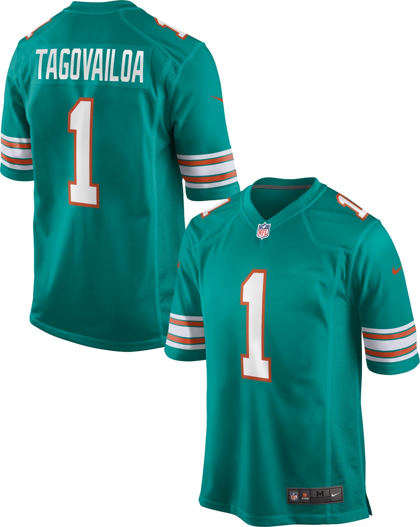 Tua Tagovailoa Signed Dolphins Nike NFL Replica Game Jersey