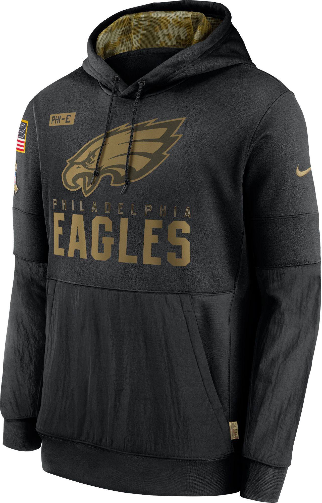 black nike eagles hoodie