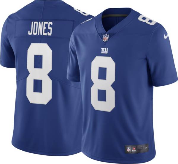 Nike Men's New York Giants Daniel Jones #8 Vapor Limited Royal Jersey ...