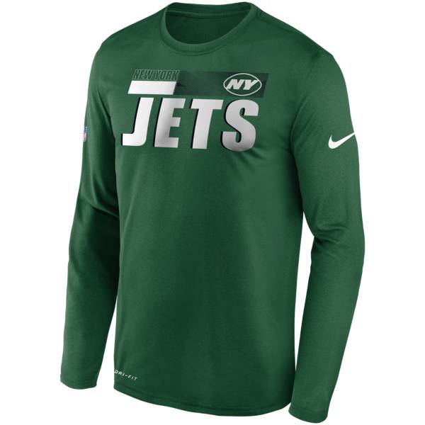 Nike Men's New York Jets Sideline Long Sleeve T-Shirt