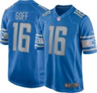 Buy the Nike NFL Rams Jared Goff #16 Women Blue Jersey S