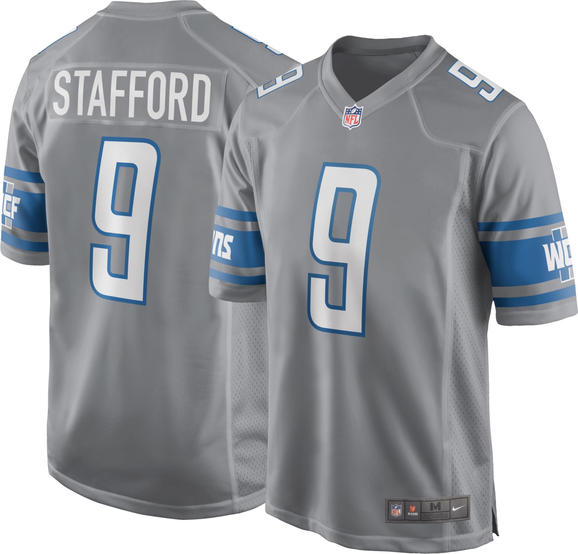 detroit lions grey jersey