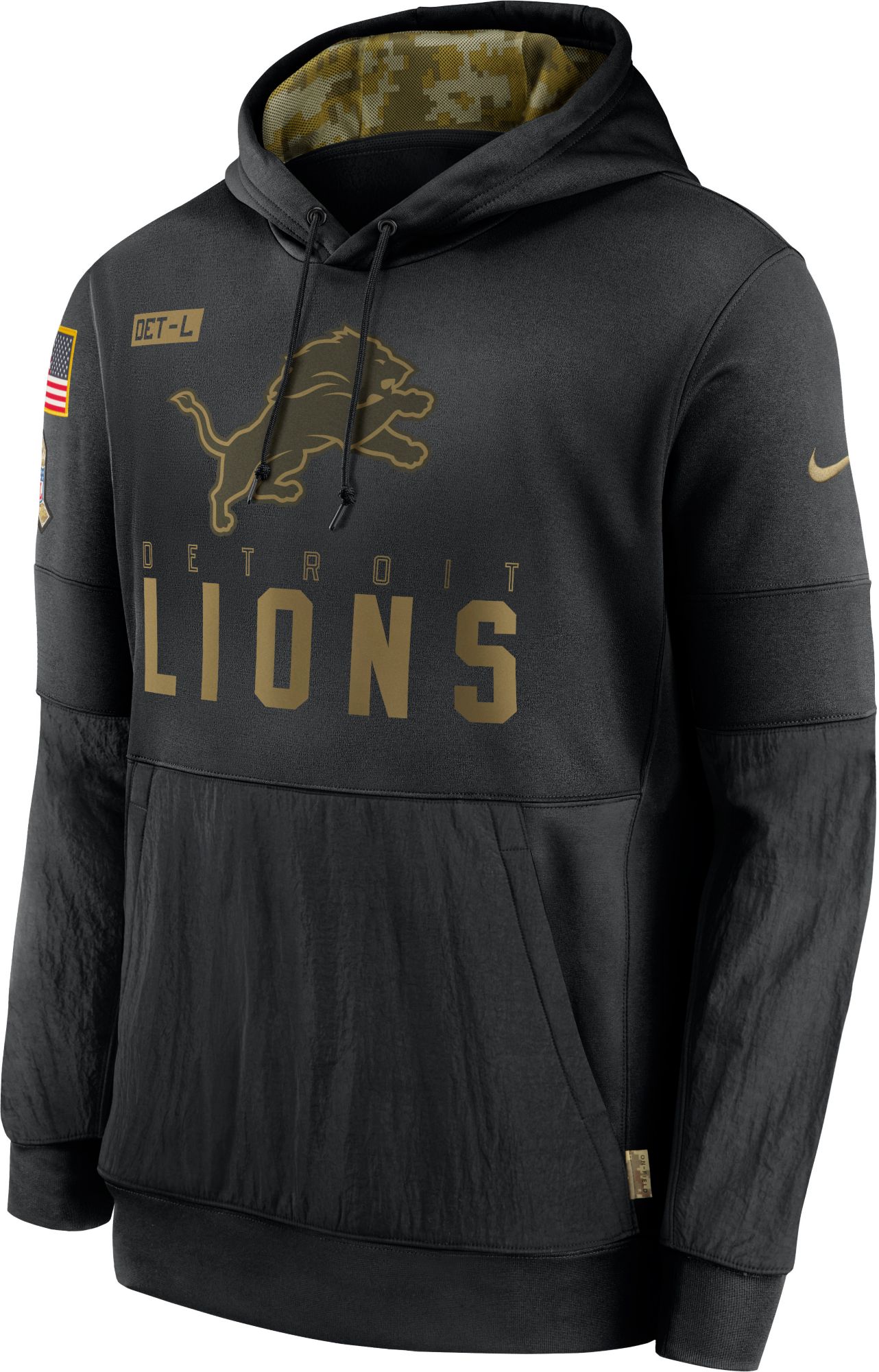 detroit lions military sweatshirt