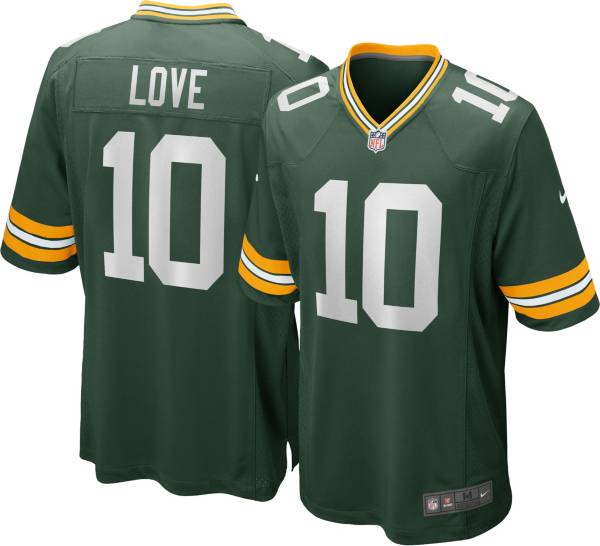 Nike Men's Green Bay Packers Jordan Love #10 Green Game Jersey product image