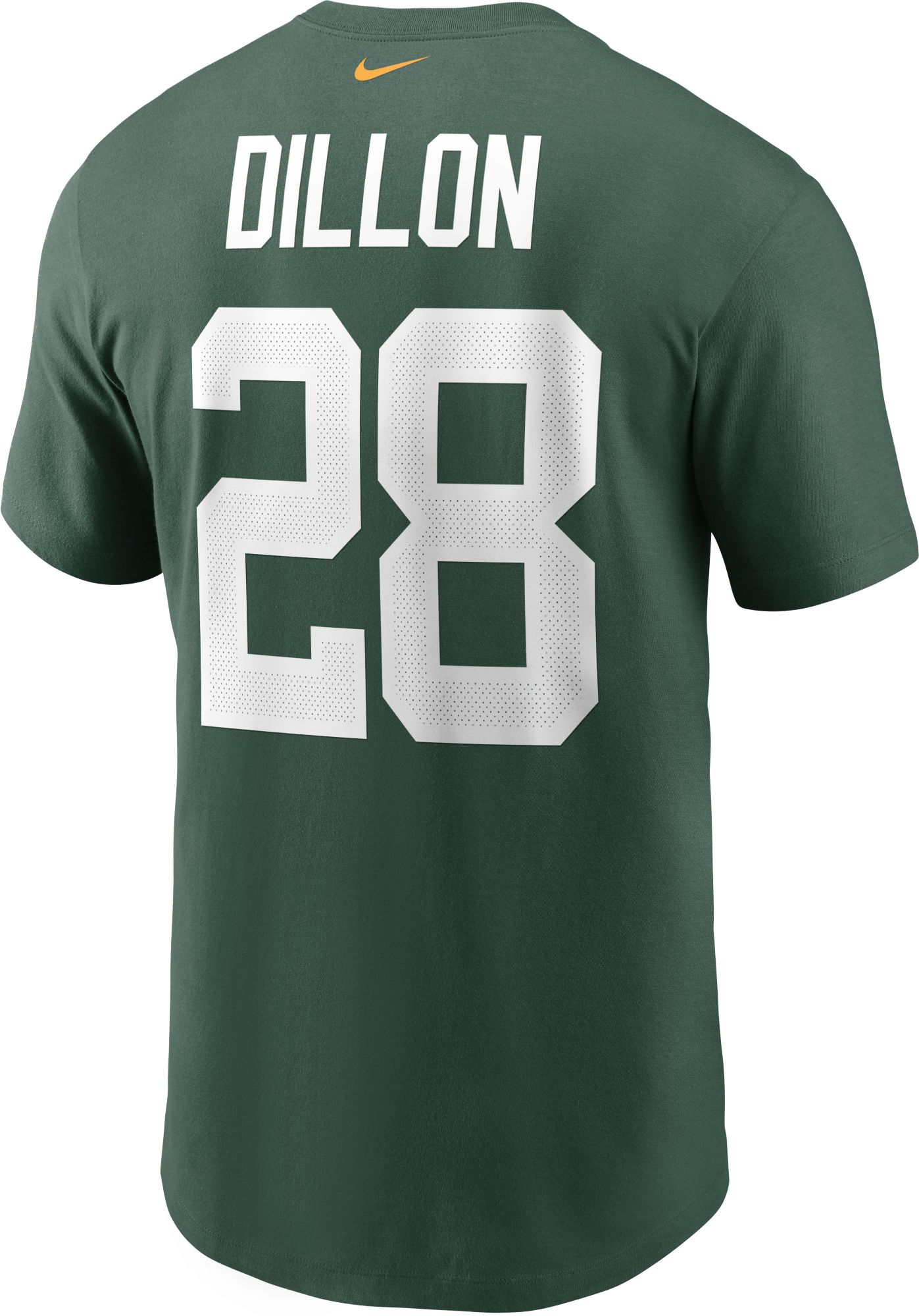 Nike Green Bay Packers No28 AJ Dillon Anthracite Salute to Service Youth Stitched NFL Limited Therma Long Sleeve Jersey