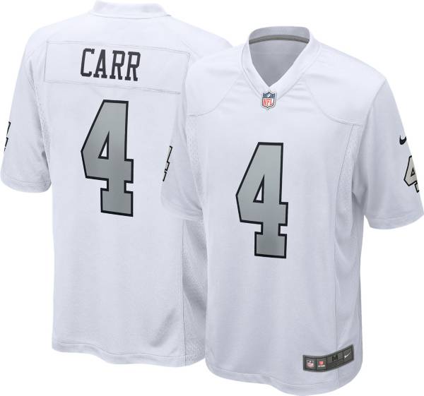 Nike Men S Las Vegas Raiders Derek Carr 4 Color Rush Game Jersey Dick S Sporting Goods