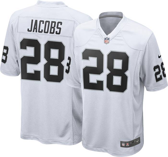 Josh Jacobs Las Vegas Raiders 28 Gray Vapor Limited Jersey - Allprintify
