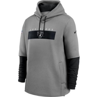 sorry, Nike Men's Las Vegas Raiders Grey Sideline Therma-FIT Heavy Hoodie is currently out of stock