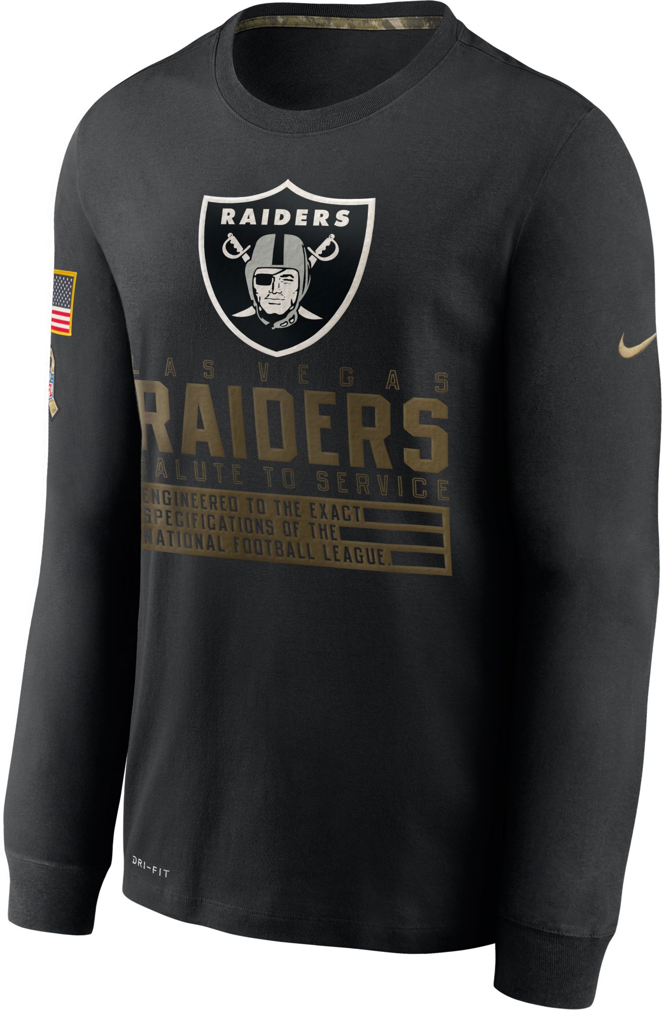 raiders salute to service hoodie