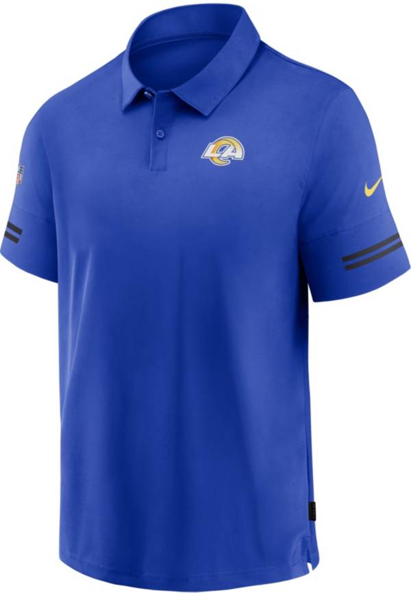 Nike Men's Los Angeles Rams Coaches Sideline Royal Polo