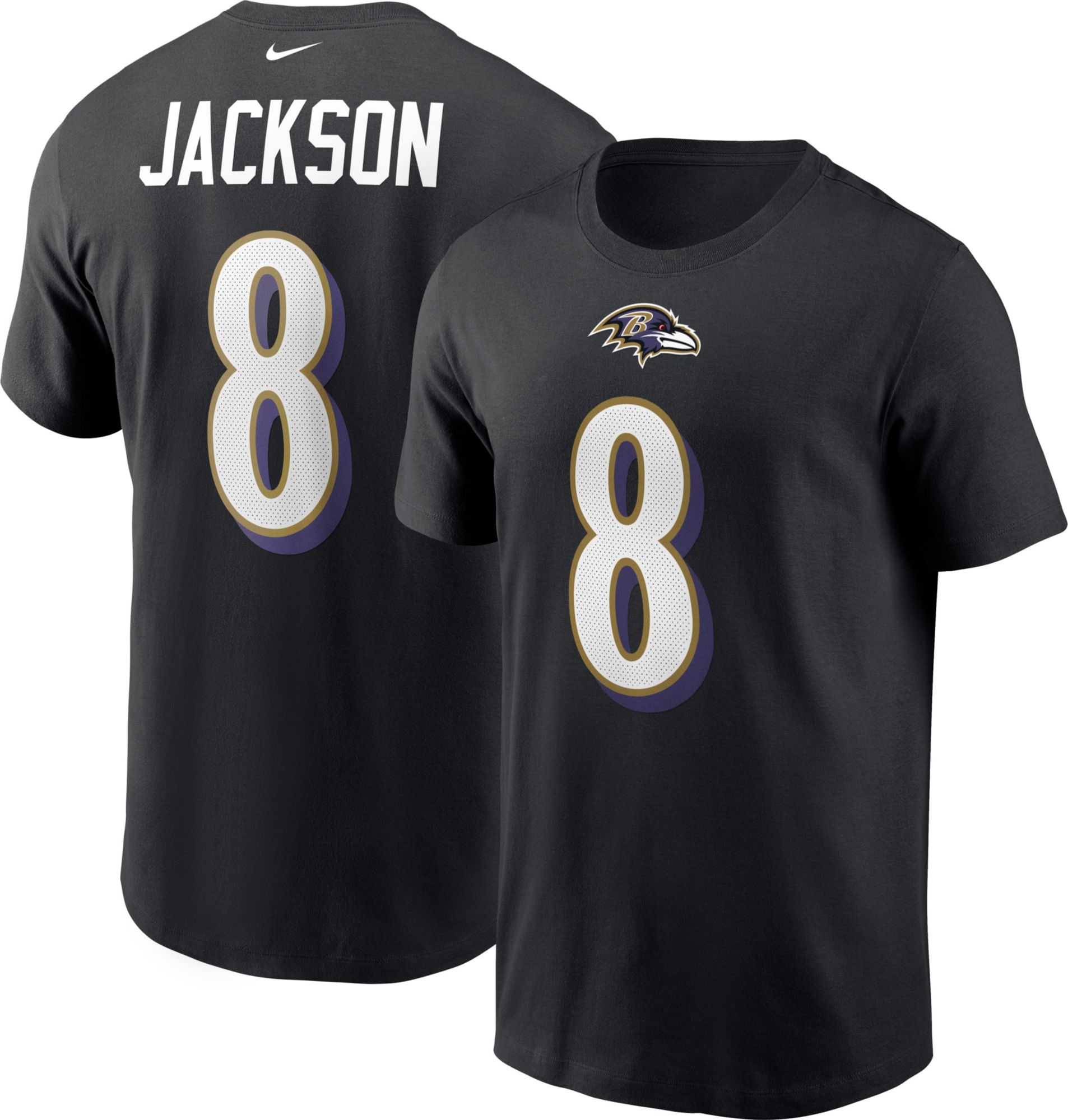 men's lamar jackson jersey black