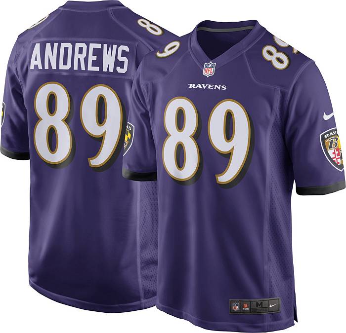 Nike Men's Baltimore Ravens Mark Andrews #89 Purple Game Jersey