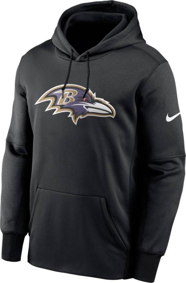 Nike Men's Baltimore Ravens Sideline Therma-FIT Black Pullover Hoodie |  Dick's Sporting Goods