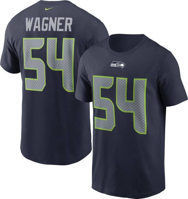 Nike Men's Seattle Seahawks Legend Bobby Wagner #54 Navy T-Shirt