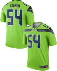 Navy American Football Trikot Bobby Seattle Nr 54 Wagner Seahawks Schnelltrocknende Outdoor-Freizeit-T-Shirts Game Player Jersey 