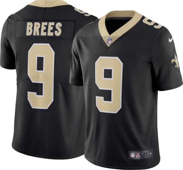Nike Men's New Orleans Saints Drew Brees #9 Black Limited Jersey