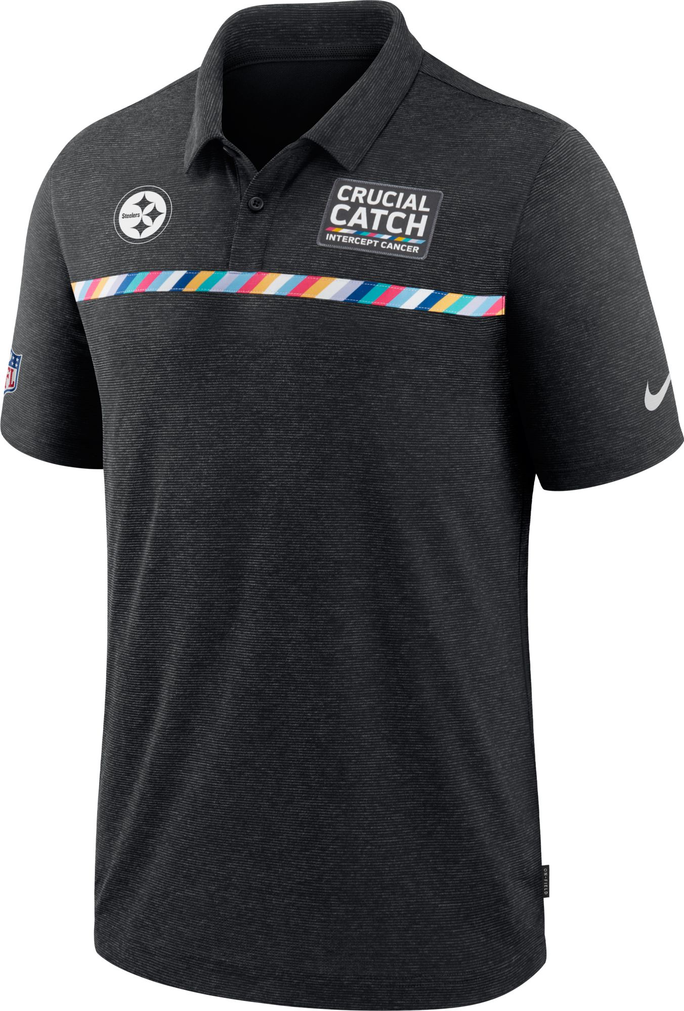 nike steelers polo