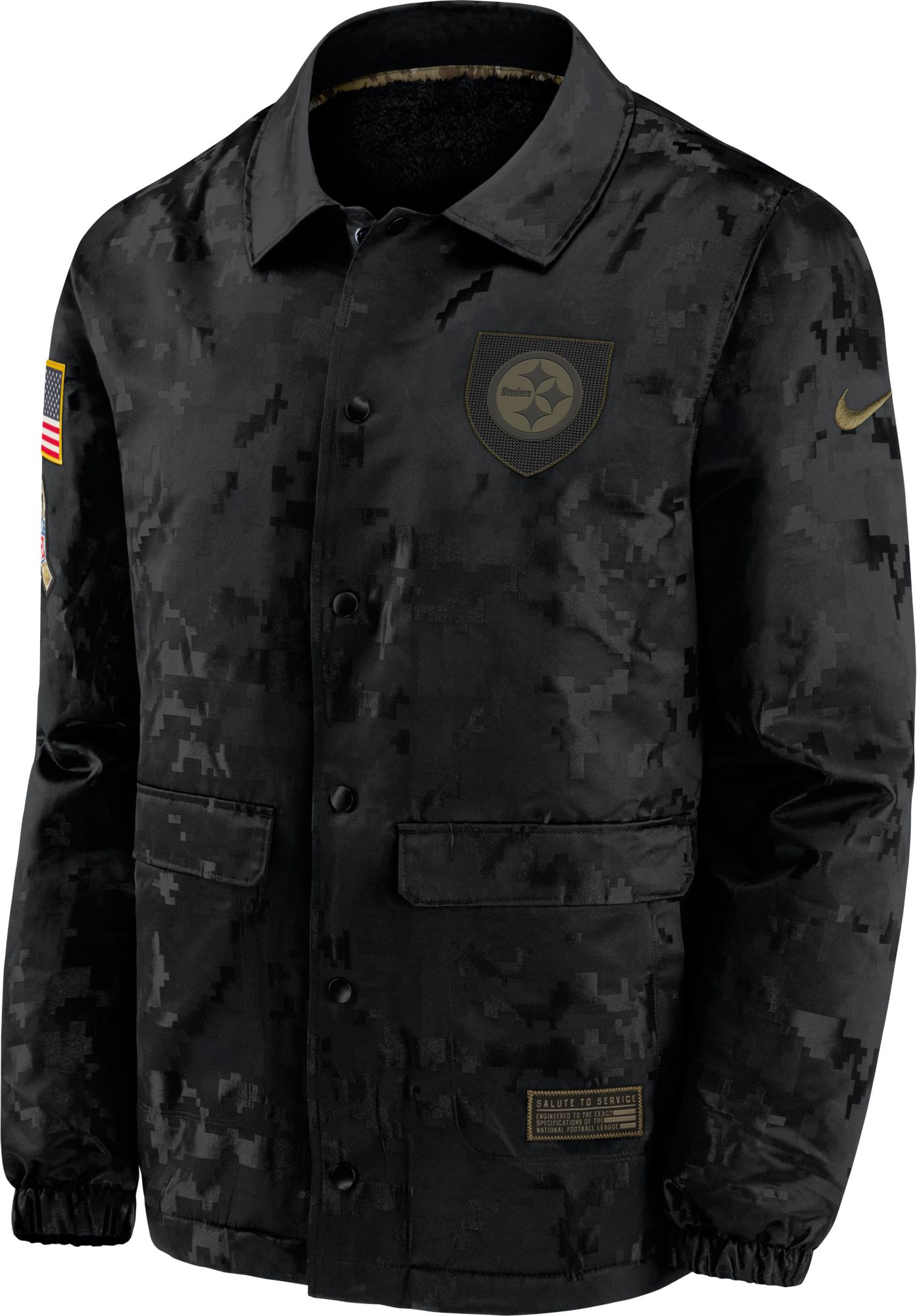 steelers salute to service bomber jacket