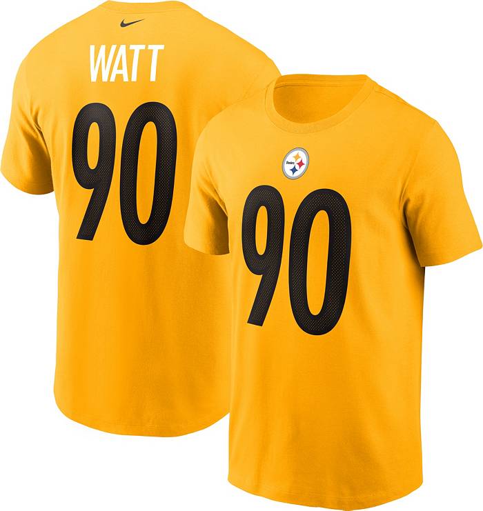 Nike Men's Pittsburgh Steelers T.J. Watt #90 White Game Jersey