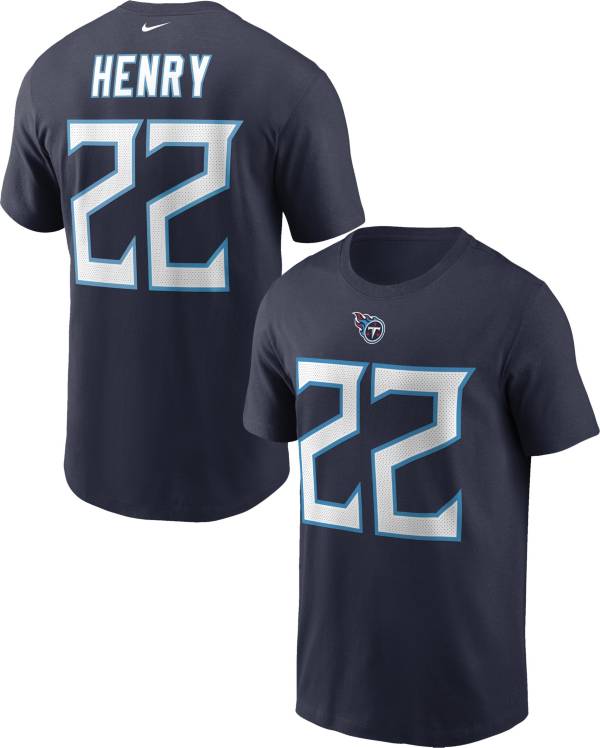 Nike Men's Tennessee Titans Derrick Henry #22 Navy Game Jersey