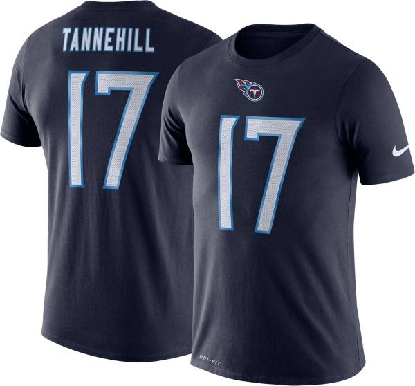 Nike Men's Tennessee Titans Ryan Tannehill #17 Logo Navy T-Shirt product image