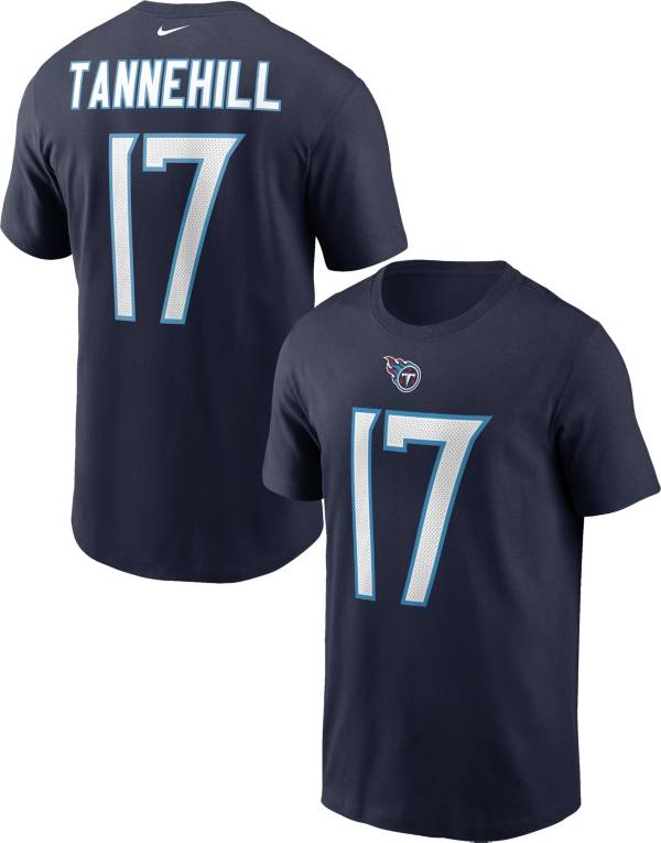 Nike Men's Tennessee Titans Ryan Tannehill #17 Navy Game Jersey