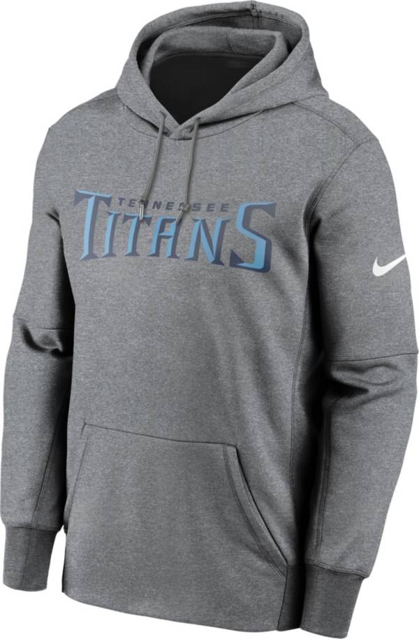 Nike / Men's Minnesota Vikings Left Chest Therma-FIT Grey Hoodie