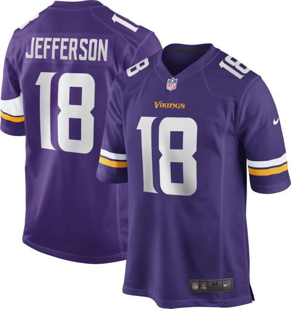 Nike Men's Minnesota Vikings Justin Jefferson #18 Home Purple Game