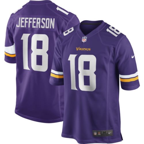 Nike Men's Minnesota Vikings Aaron Jones #33 Purple Game Jersey